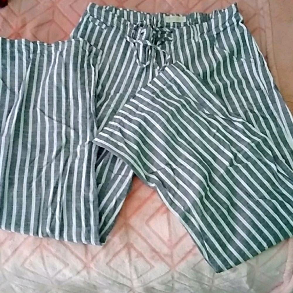 Striped bell bottoms